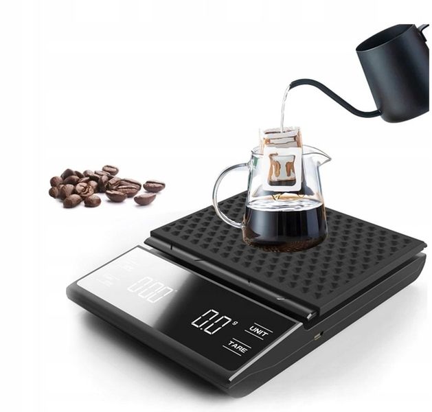 Elektroniczna waga do kawy ETECH SFC-01WK 3 kg / 0,1g TIMER BARISTYCZNA zdjęcie 1