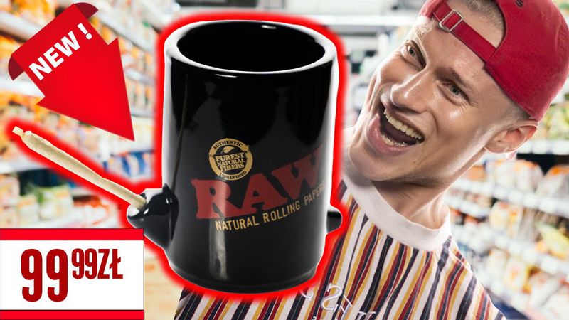 Kubek z uchwytem na jointa RAW zdjęcie 3