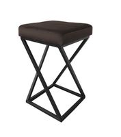 Hoker krzesło barowe ZOA LOFT podstawa czarna MG05