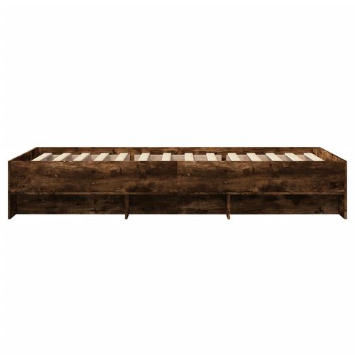 Łóżko bez materaca, przydymiony dąb, 90x190 cm na Arena.pl