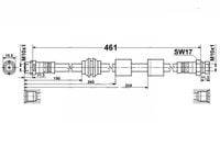 VW Sharan - Zestaw Przewodów Hamulcowych Teflonowych W Oplocie Stalowym