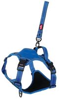 Szelki dla psa z wbudowaną smyczą automatyczną Zolux Easyride M niebieskie