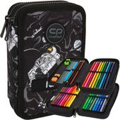 COOLPACK PIÓRNIK SZKOLNY DWUKOMOROWY Z WYPOSAŻENIEM ASTRONAUT Nasa