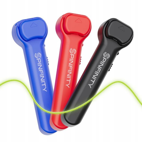 SPINFINITY 3-PAK - WYJĄTKOWA ZABAWKA ŚWIETLNA - LOOP LASSO / ZIPSTRING zdjęcie 1