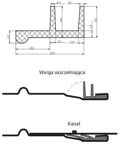 Uszczelka gumowa 150 mm na Arena.pl