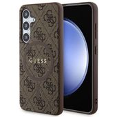 Guess GUHMS24SG4GFRW S24 S921 brązowy/brown hardcase 4G Collection Leather