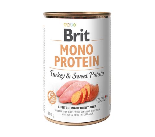 Brit Mono Protein Z Indykiem I Słodkimi Ziemniakami 400g na Arena.pl
