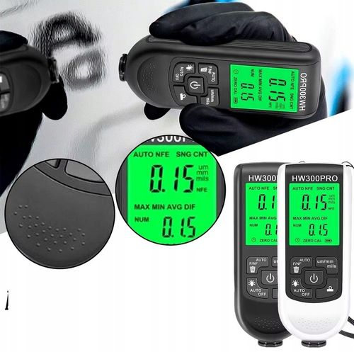 Miernik grubości lakieru Tester Sonda z wyświetlaczem LCD 0~2000um na Arena.pl
