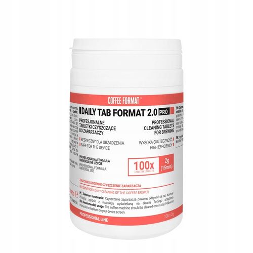 Tabletki do czyszczenia ekspresu 100szt 2g Coffee Format Daily Tab 2 na Arena.pl