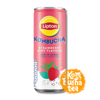 Lipton Kombucha Strawberry & Mint napój lekko gazowany 250ml