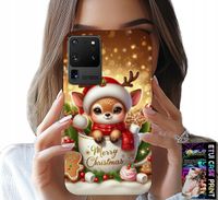ETUI DO SAMSUNG GALAXY S20 Ultra - RENIFEREK SŁODKI RENIFER ŚWIĄTECZNE WZÓR