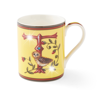 Spode Kubek Kit Kemp Alphabet 340ml literka T na prezent żółty