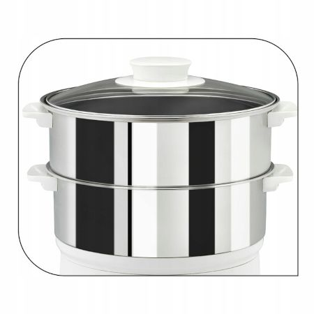 Parowar Tefal Convenient Inox VC145130 900 W na Arena.pl