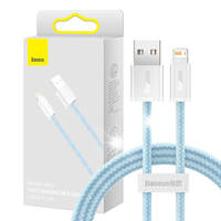 Kabel USB do Lightning Baseus Dynamic, 2.4A, 1m (niebieski)