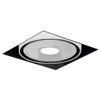 Wpuszczana LAMPA sufitowa KOMORO IL 7367 Shilo kwadratowa OPRAWA podtynkowa LED 10W regulowane OCZKO metalowe białe