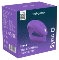 we-vibe sync o bright purple - urządzenie intymne dla par, sterowane