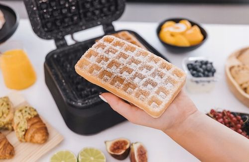 Gofrownica Primaveo 2500W Regulacja Temperatury 2 Duże Chrupiące Gofry na Arena.pl