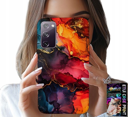 ETUI DO SAMSUNG GALAXY S20 FE - KAMIENNE WZORY, OBUDOWA CASE + SZKŁO na Arena.pl