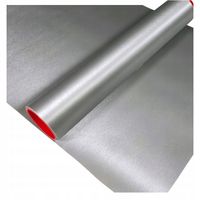 Folia Okleina Aluminium Szczotkowane Szara Silver Jasna Do Auta + Zestaw