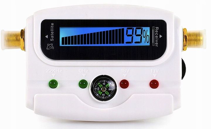 MIERNIK DO SATELITY Sygnału Satelitarnego SAT LCD +KABEL zdjęcie 8