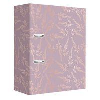 SEGREGATOR A4 75 METALLIC ROSE GOLD FLOWERS INTERDRUK