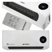 KURTYNA powietrzna GRZEJNIK ceramiczny TERMOWENTYLATOR ścienny 2000W PILOT