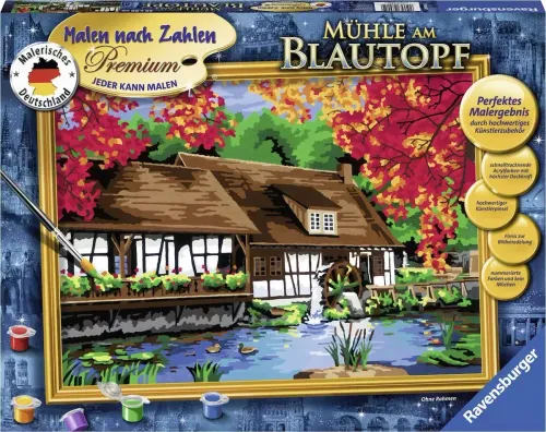 Kolorowanka Młyn Malowanie Po Numerach na Arena.pl