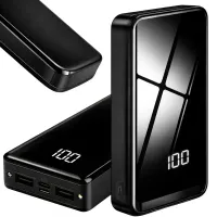 Powerbank power bank 20000mah usb-c usb-a 2 led szybki pojemny