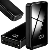 Powerbank power bank 20000mah usb-c usb-a 2 led szybki pojemny