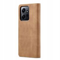 ETUI Z KLAPKĄ SPACECASE WALLET SKÓRZANE PORTFEL DO REDMI NOTE 12 4G + SZKŁO