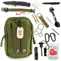 ZESTAW SURVIVALOWY PRZEŻYCIA na BIWAK 20w1 +GRAWER