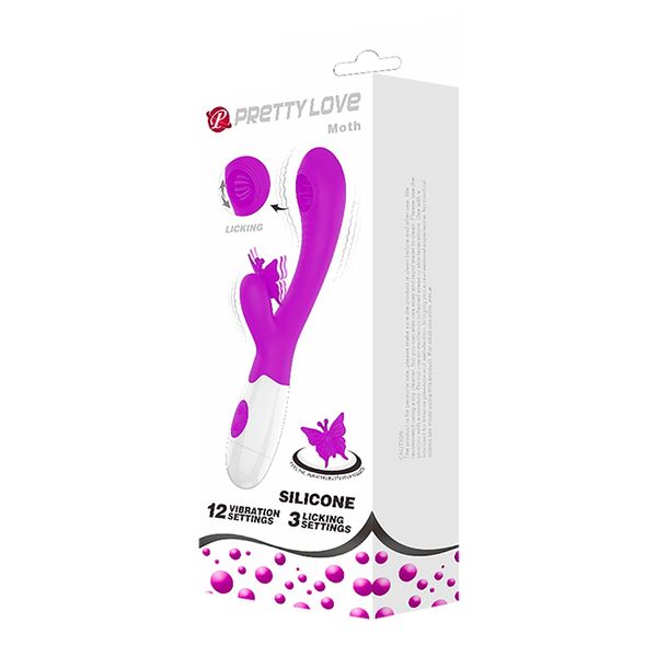 Pretty Love - Moth, 12 Vibration Functions 3 Licking Settings zdjęcie 11