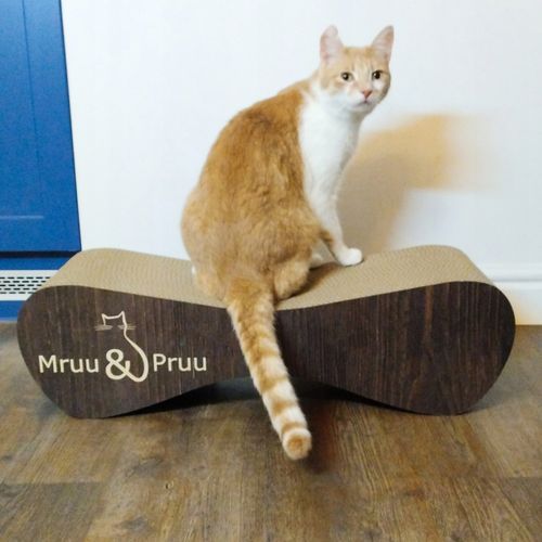 Drapak dla kota MIMI | brązowy | 70x23x24 cm | MruuPruu na Arena.pl