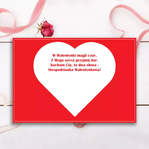 Karnet B6, Walentynki, Serce I Kropka na Arena.pl