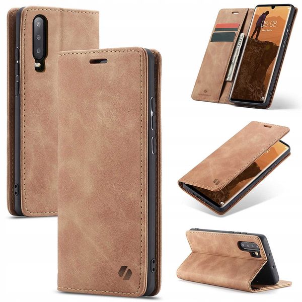 Spacecase Wallet Huawei P30 Pro Light Brown zdjęcie 5