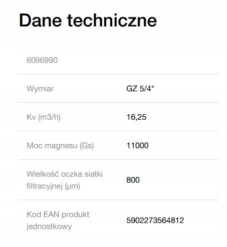 Separator zanieczyszczeń H-Pure DN32 1 1/4" ( DN32 ) VALVEX 6096990 na Arena.pl