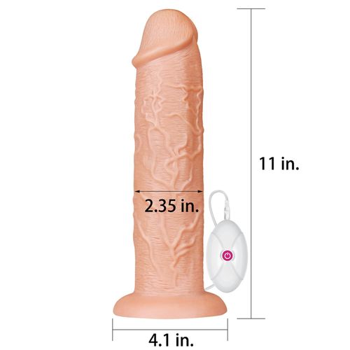 11'' realistic long vibrating dildo na Arena.pl