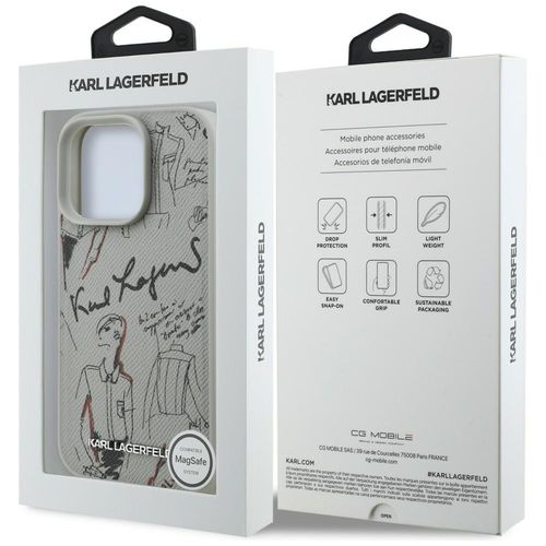 etui karl lagerfeld grained pattern &    logo magsafe do iphone 16 na Arena.pl