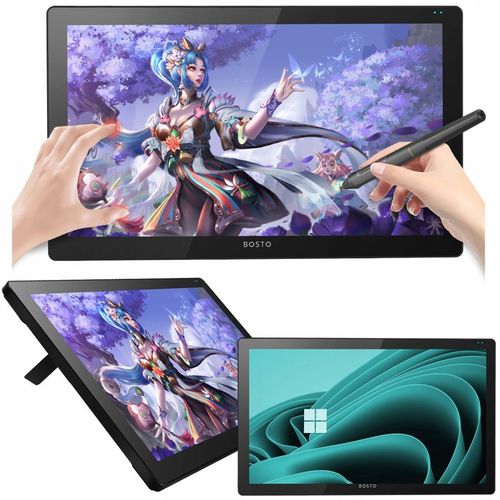BOSTO X7 N100 + 16GB + 512GB Tablet graficzny komputer 2w1 DOTYKOWY 21,5" na Arena.pl