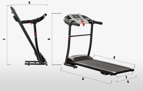 BIEŻNIA ELEKTRYCZNA ELITON 120kg 12km/h LED na Arena.pl