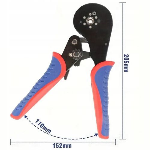 ZACISKARKA PRASKA DO TULEJEK KONEKTORÓW KABLI 0,08 -16 ² SZEŚCIOKĄTNA na Arena.pl