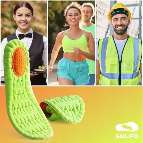 Wkładki do obuwia roboczego SULPO - pianka, oddychające, wygodne na Arena.pl