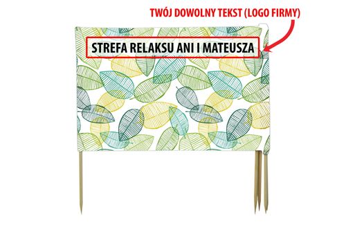 PARAWAN PLAŻOWY Listki z indywidualnym napisem 5 PANELI 45.5 na Arena.pl