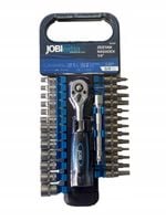 zestaw nasadek jobiextra 28 elem. 1/4" 4-14 mm