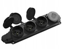 CZWÓRNIK GNIAZDO 16A 230V NA KABEL GUMOWY GUMOWE