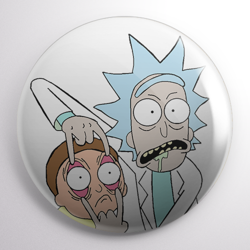 Przypinka Rick i Morty na Arena.pl