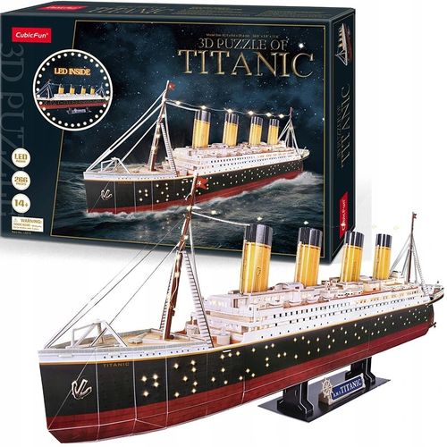 puzzle 3d led titanic  5218 na Arena.pl