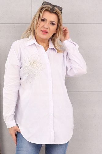 KOSZULA JEANSOWA DAMSKA DUŻE ROZMIARY ELEGANCKA DŁUGA OVERSIZE STYLOWA na Arena.pl
