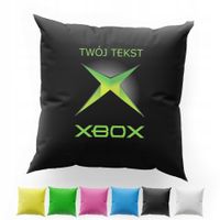 POSZEWKA Z NADRUKIEM BAWEŁNIANA 40x40CM - XBOX KONSOLA