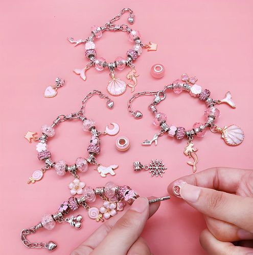 MEGA ZESTAW do Robienia BIŻUTERII Bransoletek Naszyjników Akcesoria ETUI na Arena.pl